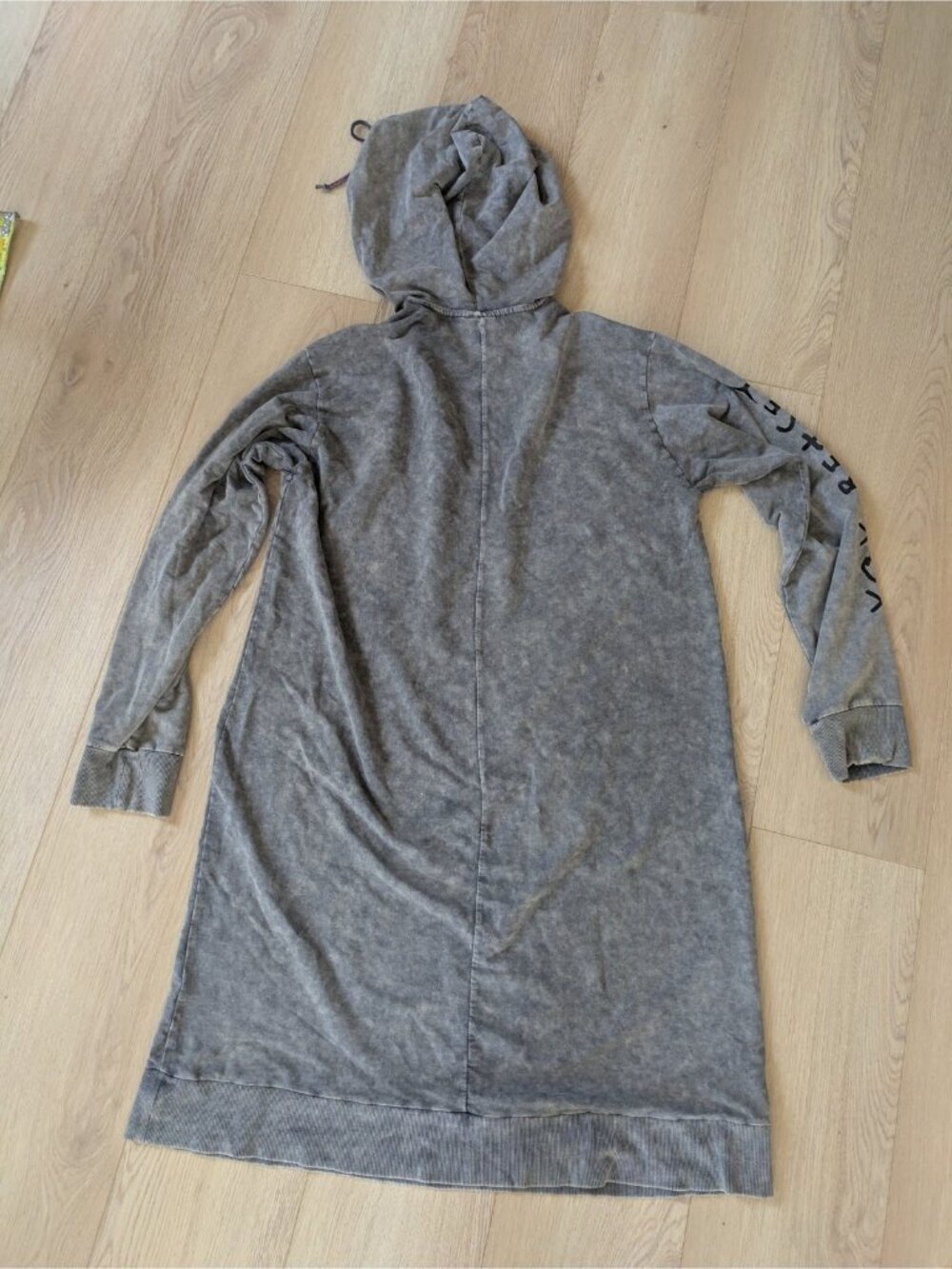 torrid x betsey johnson hoodie sweatshirt dress xl 1 Y2K Acid Wash Grey Kawaii - Picture 11 of 12